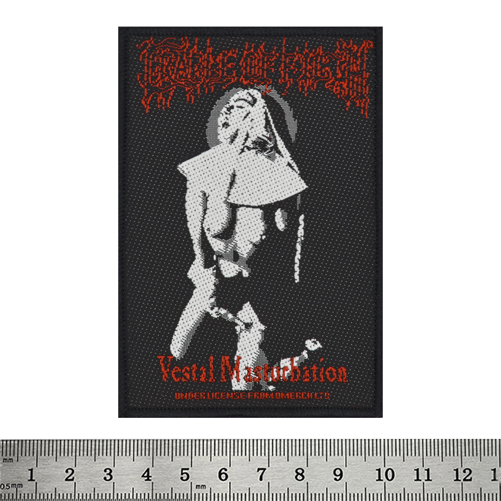Нашивка ткана CRADLE OF FILTH - VESTAL MASTURBATION (ofp-040)