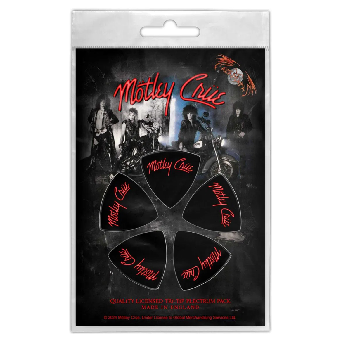 Подарунковий набір медіаторів MOTLEY CRUE - LOGO (mol-064)