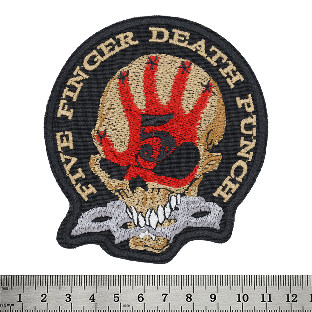 Нашивка Five Finger Death Punch "Knucklehead" RW Нашивка Five Finger Death Punch "Knucklehead" RW