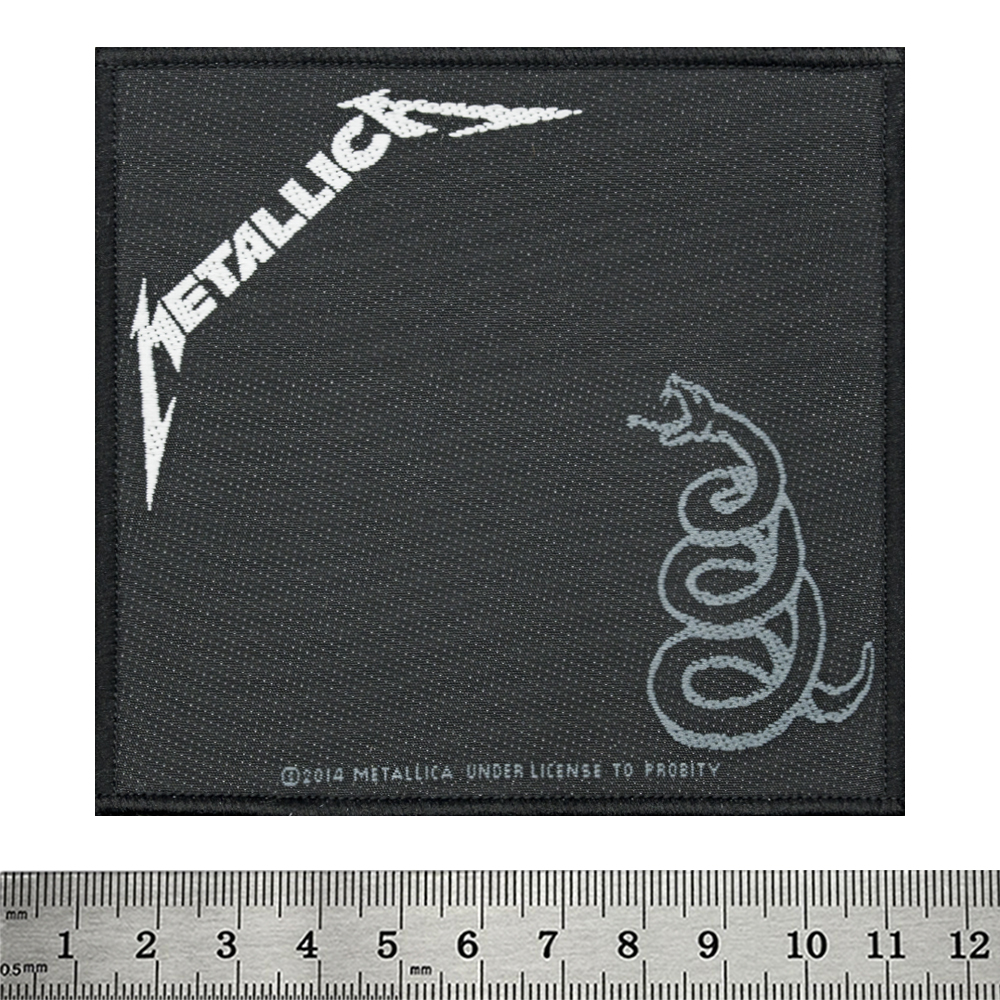 Нашивка ткана METALLICA - BLACK ALBUM (ofp-165)
