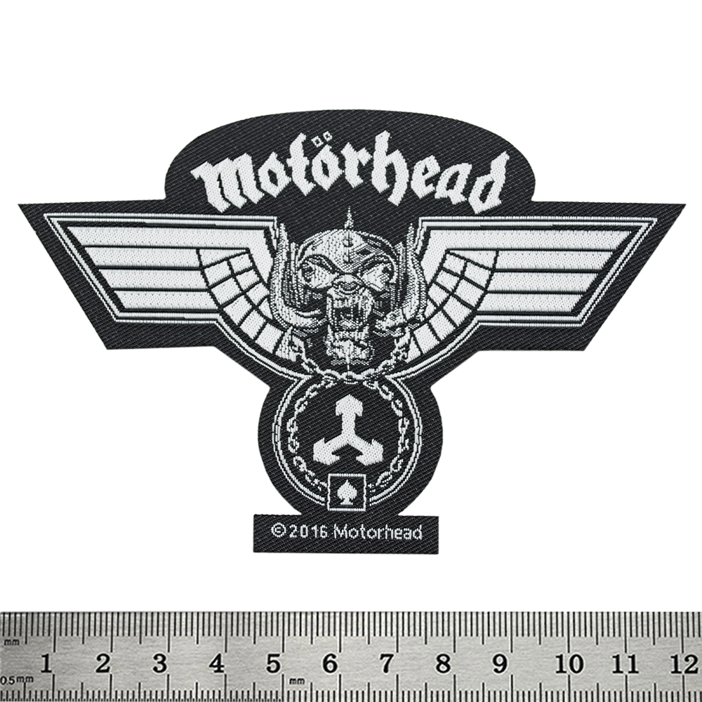 Нашивка ткана MOTORHEAD - HAMMERED CUT OUT (ofp-283)