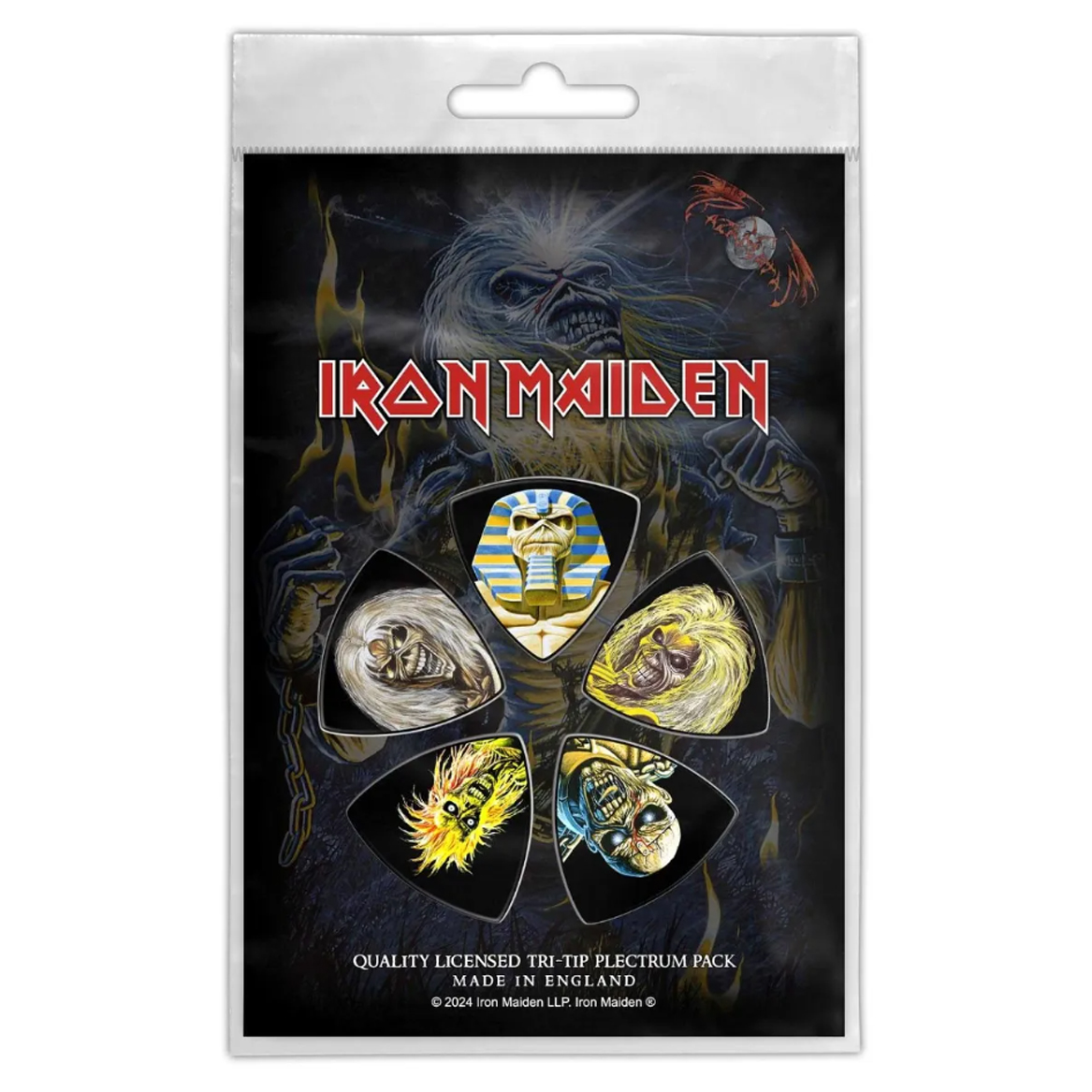 Подарунковий набір медіаторів IRON MAIDEN - CLASSIC ALBUMS (mol-048)