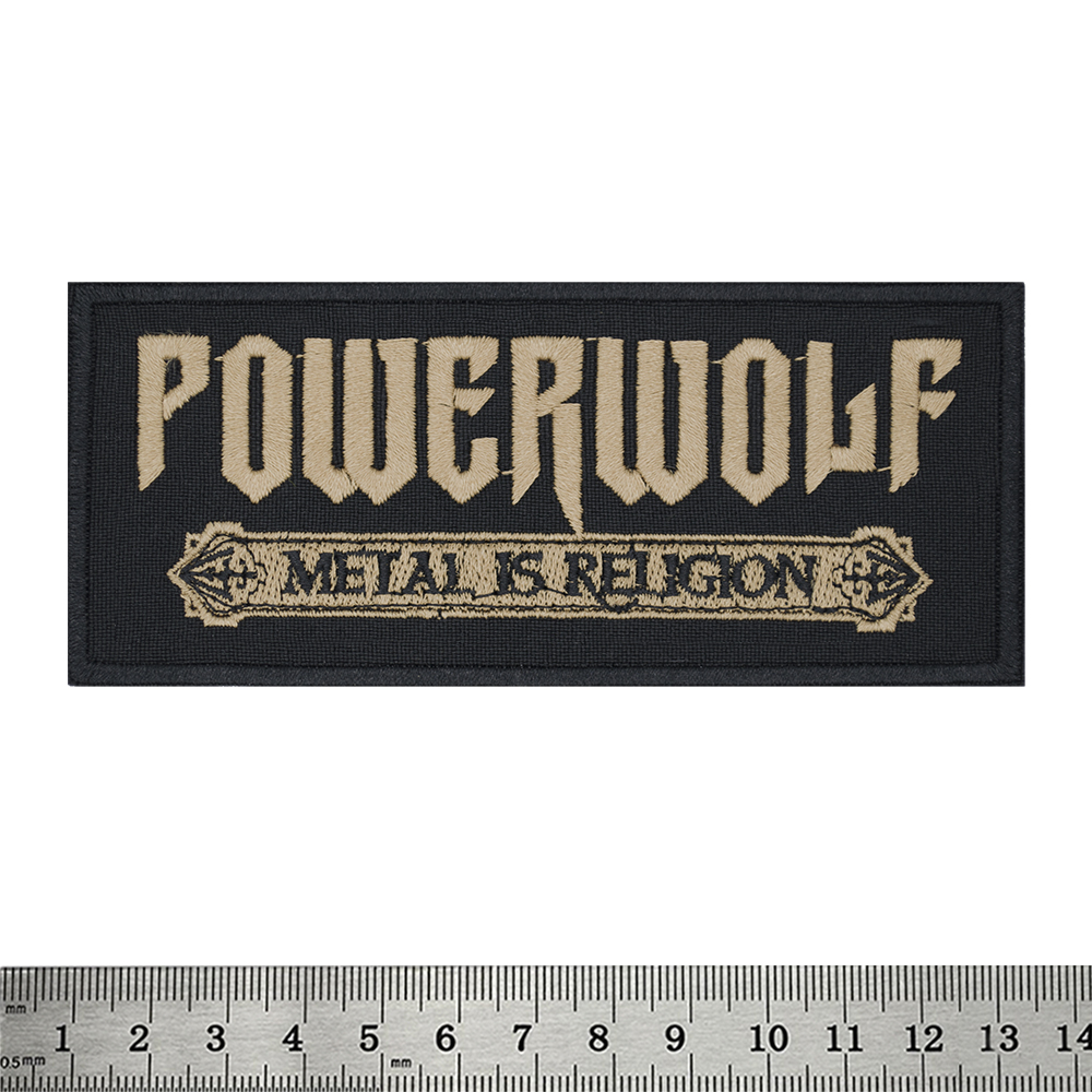 Нашивка Powerwolf "Metal Is Religion"