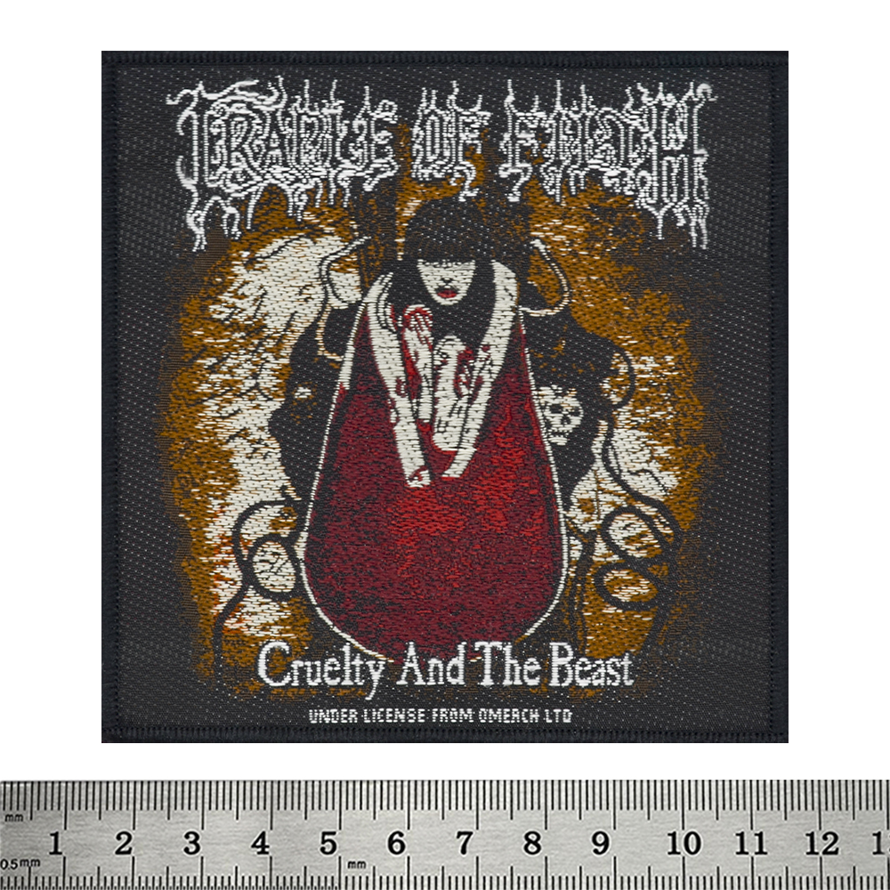 Нашивка ткана CRADLE OF FILTH - CRUELTY AND THE BEAST (ofp-039)