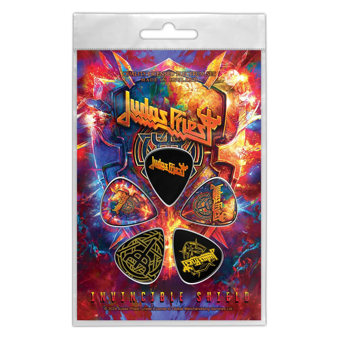 Подарунковий набір медіаторів JUDAS PRIEST - INVINCIBLE SHIELD (mol-062)
