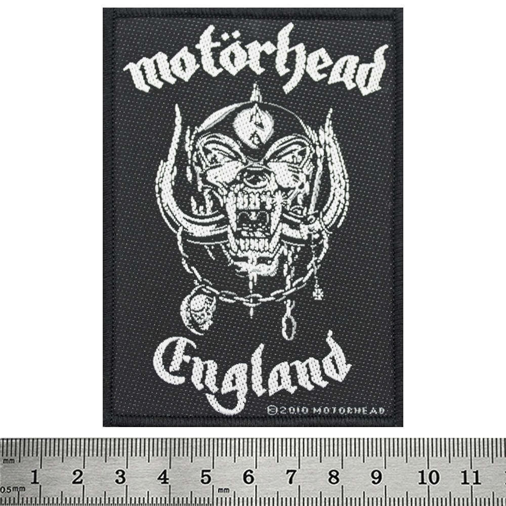 Нашивка ткана MOTORHEAD - ENGLAND (ofp-281)