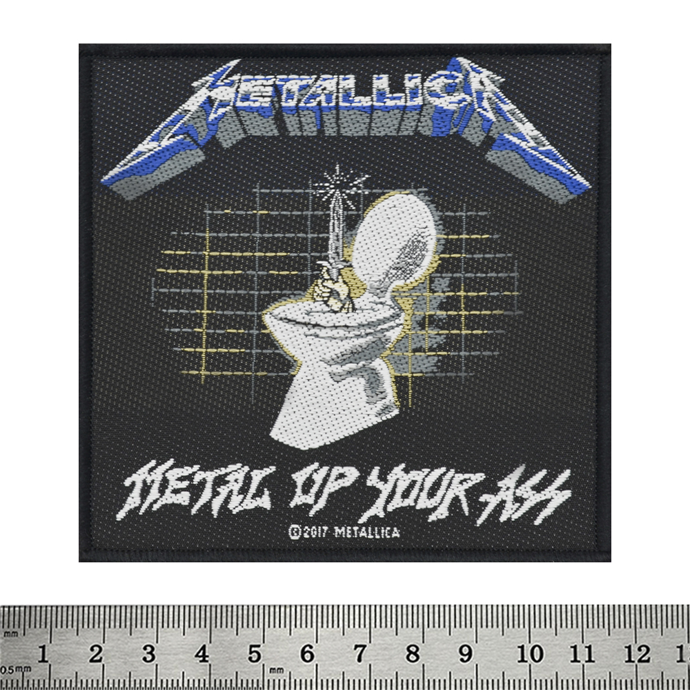 Нашивка ткана METALLICA - METAL UP YOUR ASS (ofp-064)