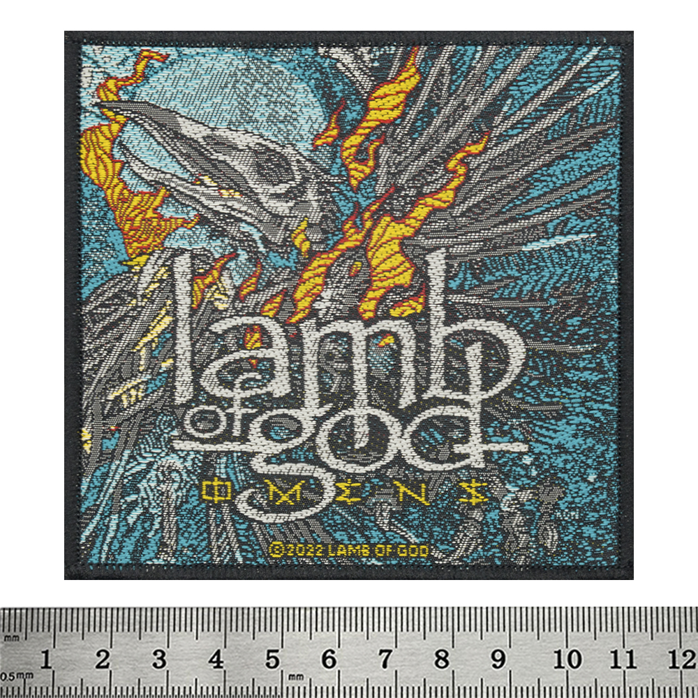 Нашивка ткана LAMB OF GOD - OMENS (ofp-196) Нашивка ткана LAMB OF GOD - OMENS (ofp-196)