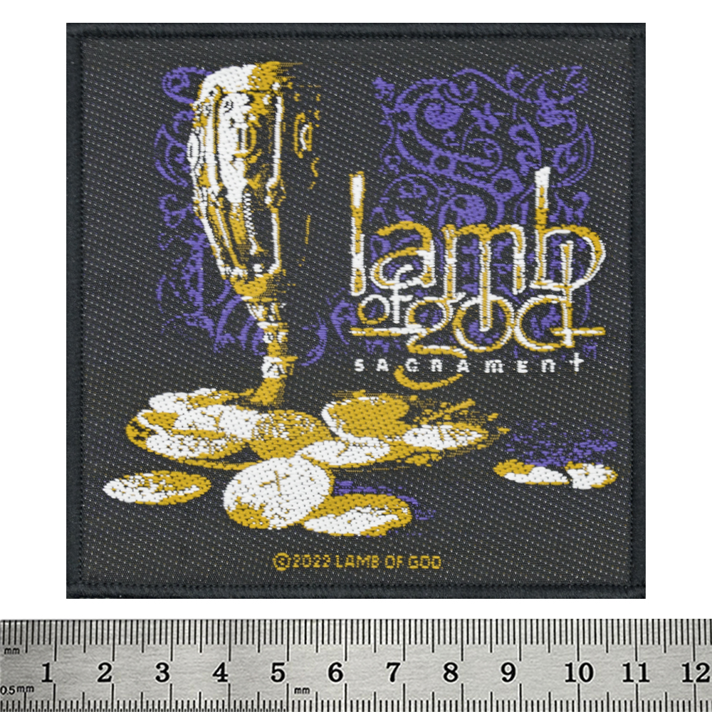 Нашивка ткана LAMB OF GOD - SACRAMENT (ofp-195) Нашивка ткана LAMB OF GOD - SACRAMENT (ofp-195)