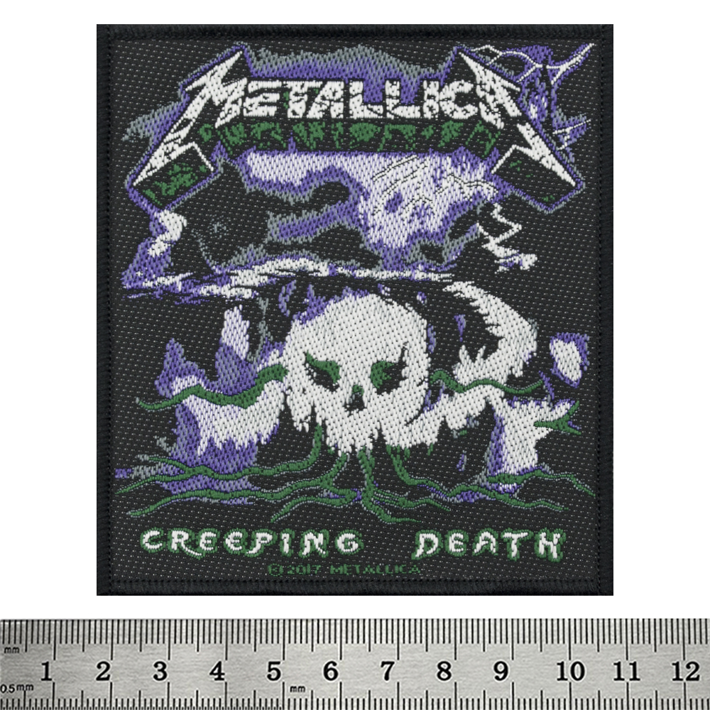 Нашивка ткана METALLICA - CREEPING DEATH (ofp-104)
