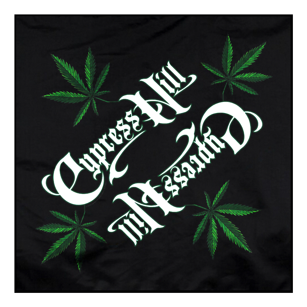 Бандана CYPRESS HILL - LOGO LEAF (olb-043)