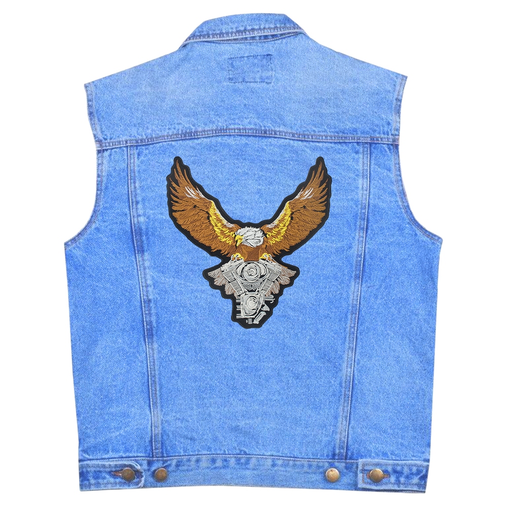 Нашивка термо Орел з мотором у пазурах наспинна (thps-093) Нашивка термо Орел з мотором у пазурах наспинна (thps-093)