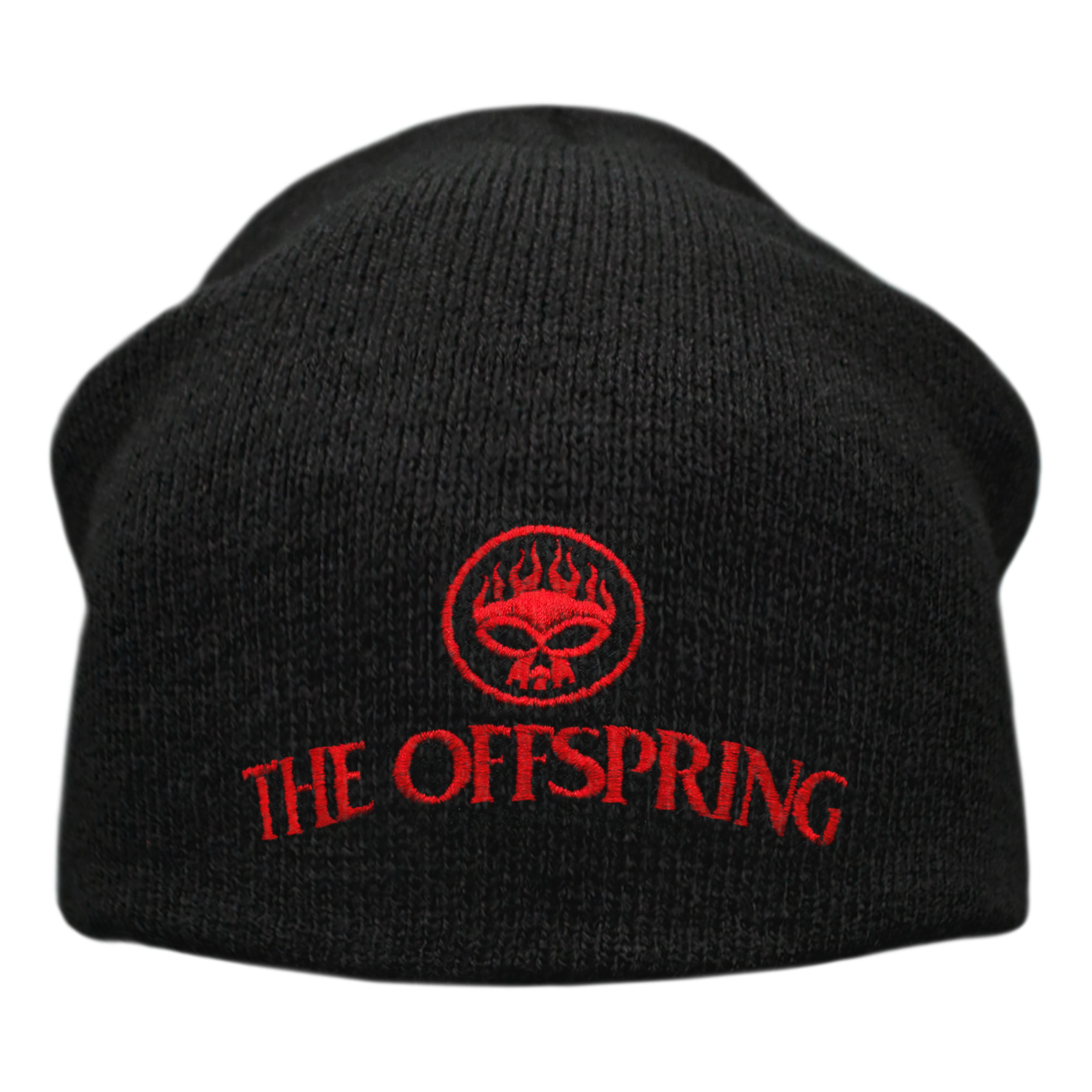 Шапка біні THE OFFSPRING - SKULL LOGO (з вишитим логотипом) heol-018