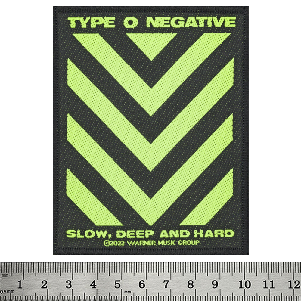 Нашивка ткана TYPE O NEGATIVE - SLOW, DEEP & HARD (ofp-230)