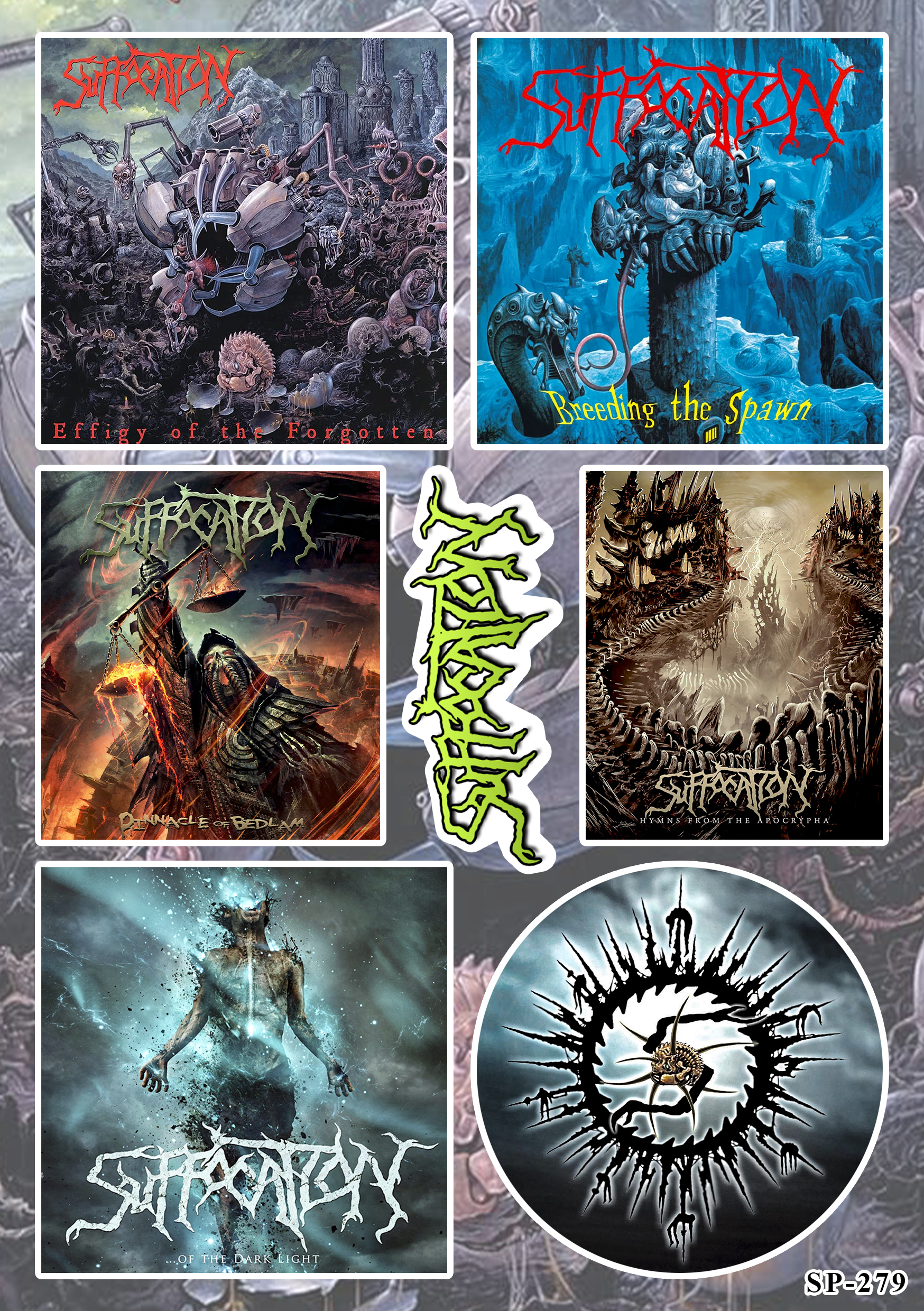 Стікерпак Suffocation SP-279