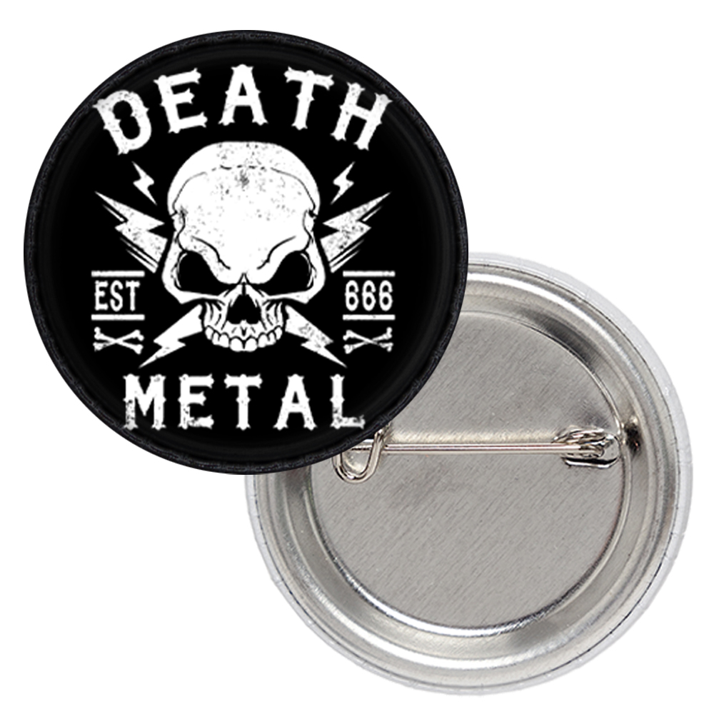 Значок Death Metal (Est. 666)