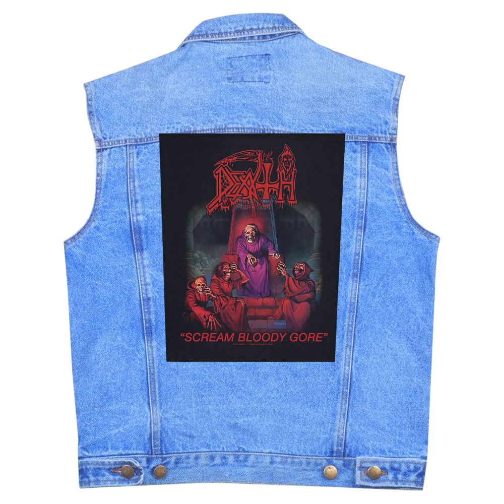 Нашивка наспинна катана DEATH - SCREAM BLOODY GORE (olbp-022)