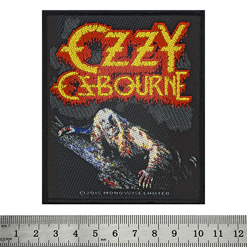 Нашивка ткана OZZY OSBOURNE - BARK AT THE MOON (ofp-100) Нашивка ткана OZZY OSBOURNE - BARK AT THE MOON (ofp-100)