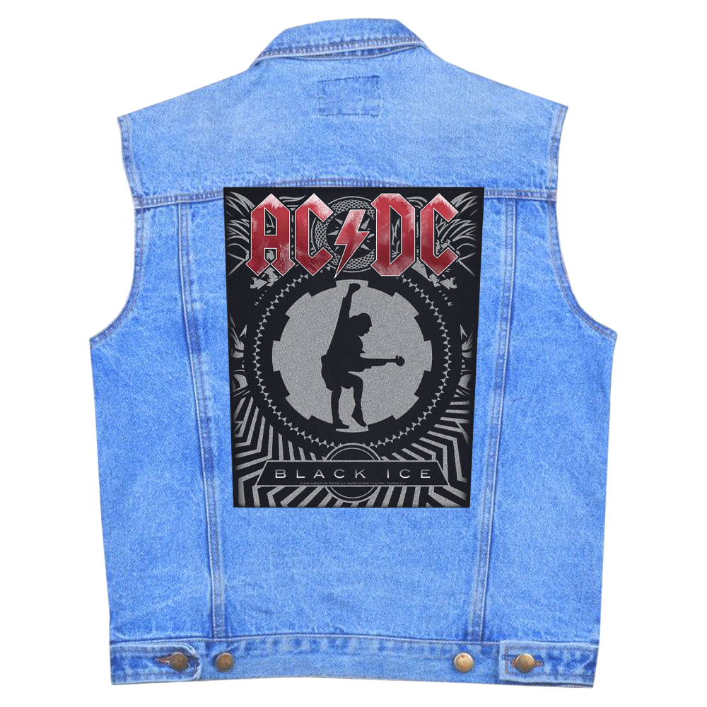 Нашивка наспинна катана AC/DC - BLACK ICE (olbp-050) Нашивка наспинна катана AC/DC - BLACK ICE (olbp-050)