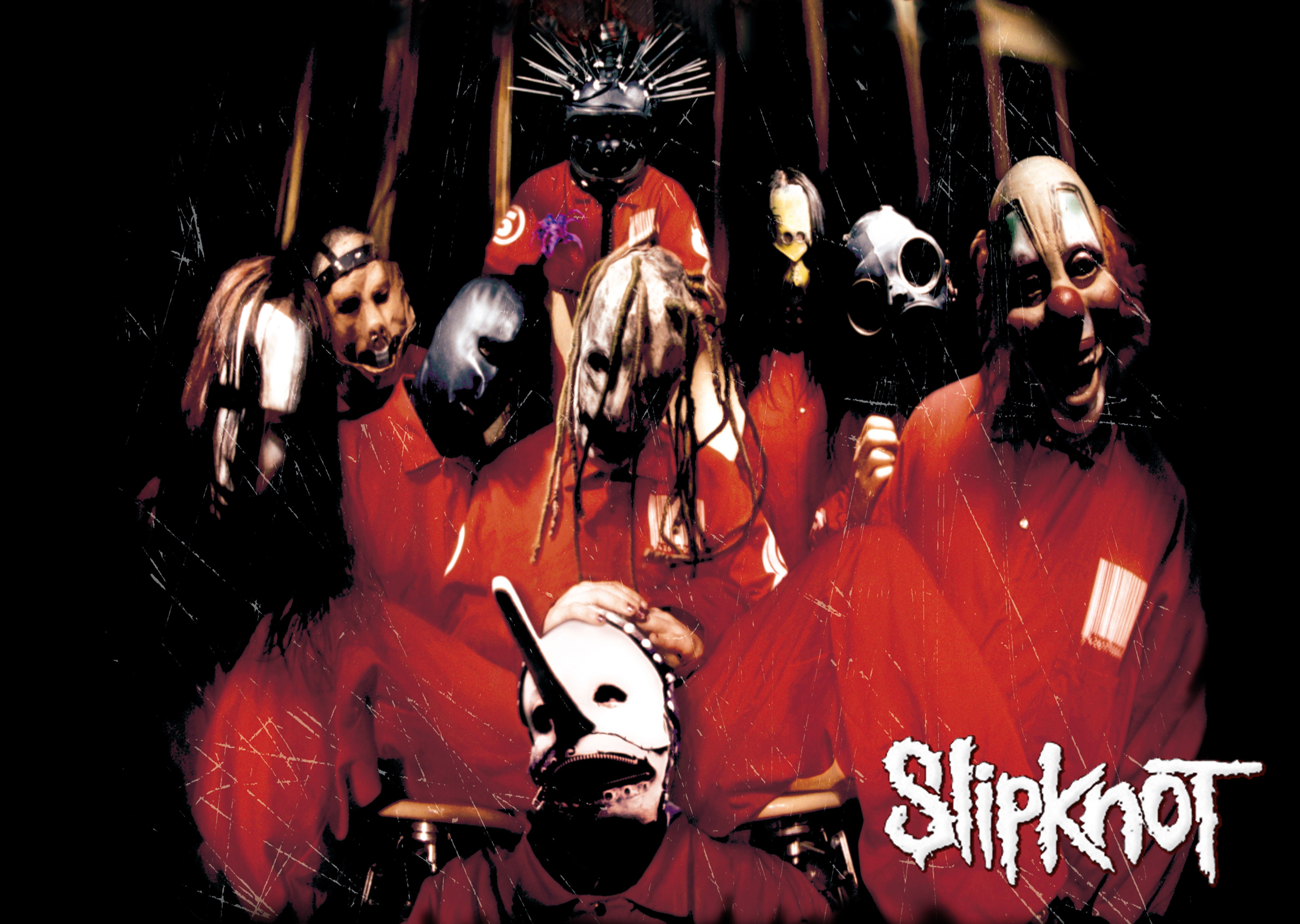 Плакат Slipknot (Slipknot - album cover)
