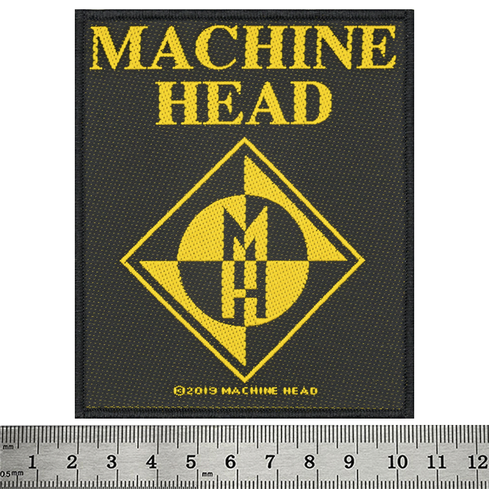 Нашивка ткана MACHINE HEAD - DIAMOND LOGO (ofp-199)
