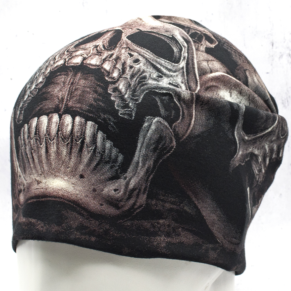 Шапка Ворон на черепах (hth-018)