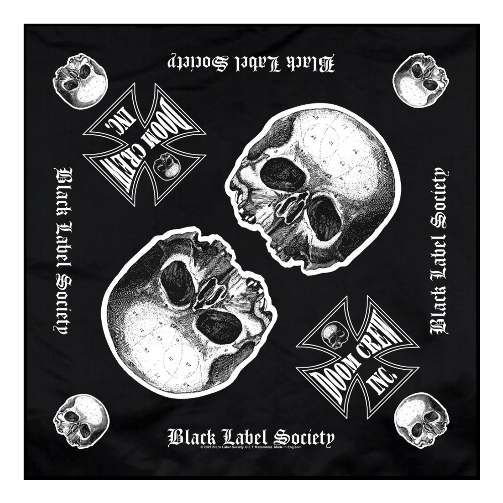 Бандана BLACK LABEL SOCIETY - DOOM CREW (olb-015) Бандана BLACK LABEL SOCIETY - DOOM CREW (olb-015)