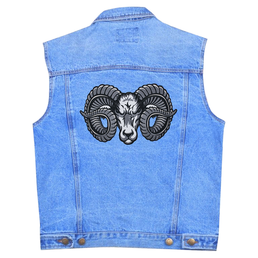 Нашивка термо Ram Head наспинна (thps-086) Нашивка термо Ram Head наспинна (thps-086)