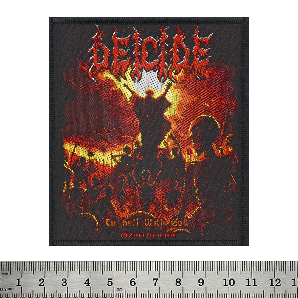 Нашивка ткана DEICIDE - TO HELL WITH GOD (ofp-050)