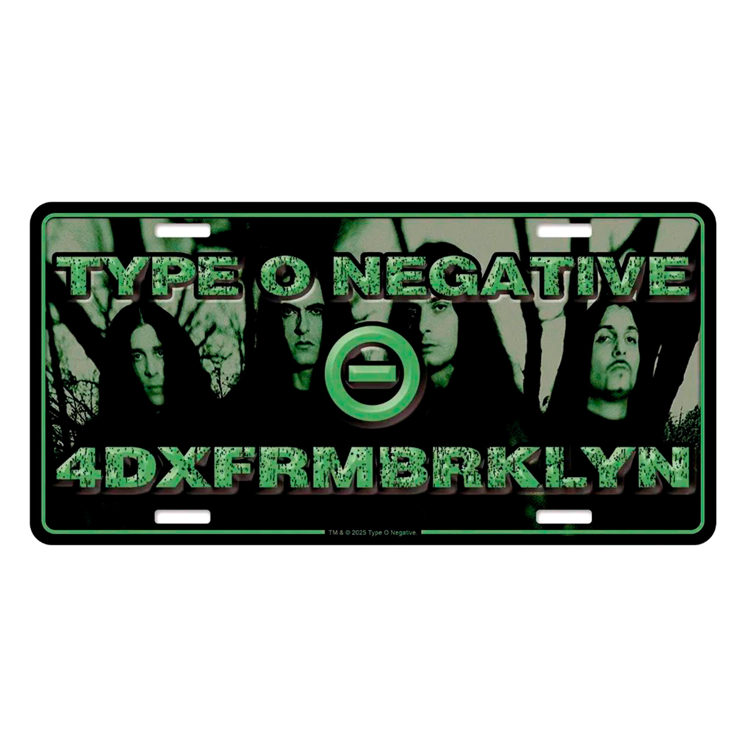 Подарункова табличка TYPE O NEGATIVE - 4DXFRMBRKLYN (npol-013)