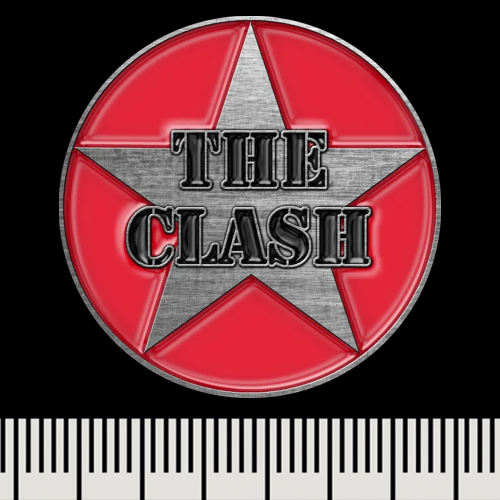 Пін THE CLASH - MILITARY LOGO (pnol-037)