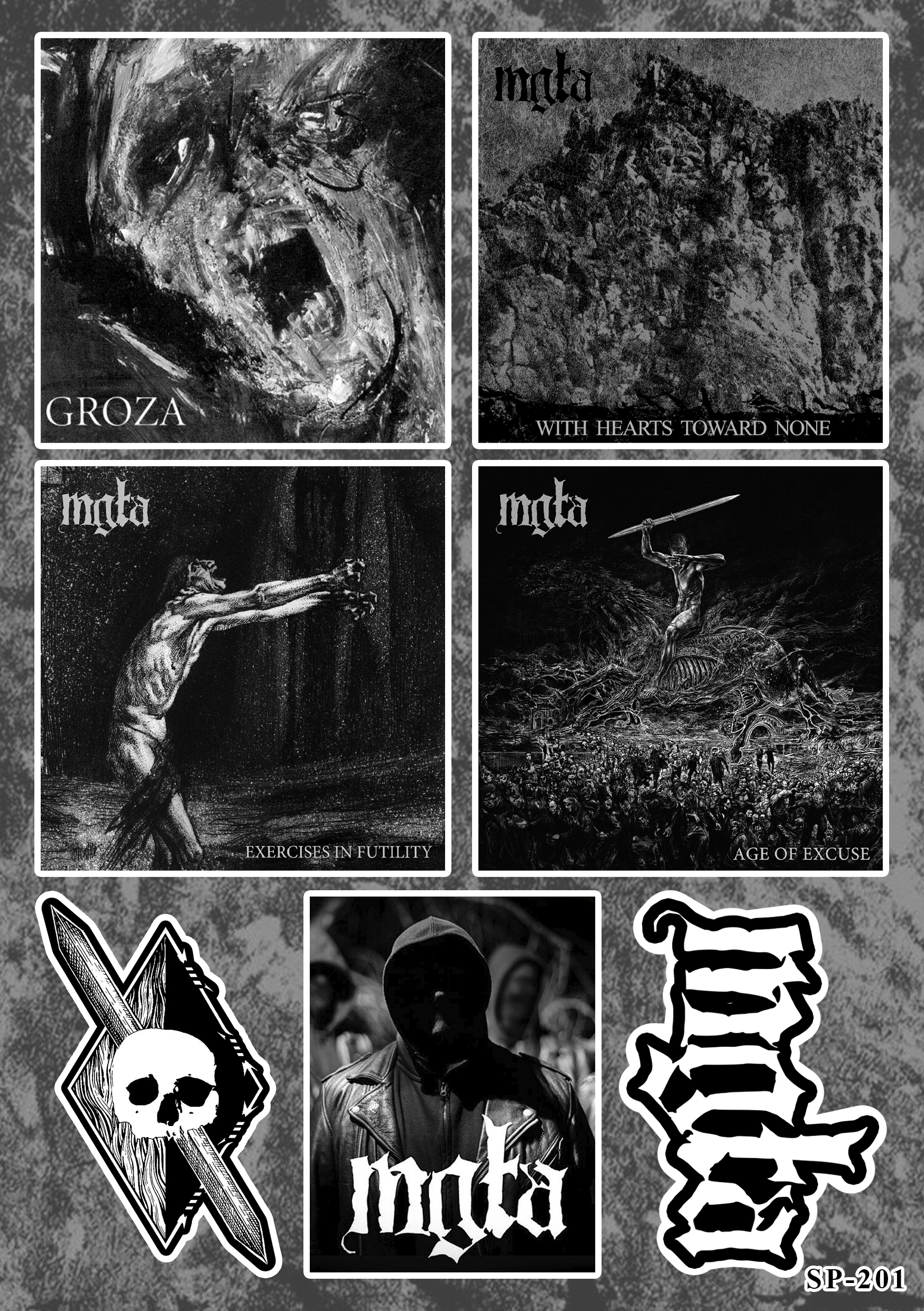 Стікерпак Mgla SP-201