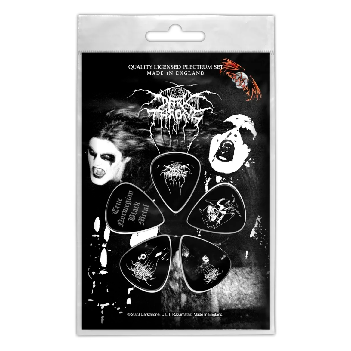 Подарунковий набір медіаторів DARKTHRONE - TRUE NORWEGIAN BLACK METAL (mol-034)