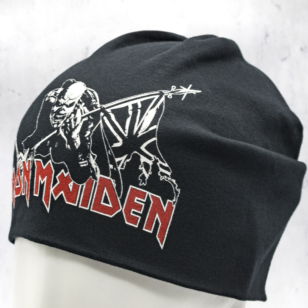 Шапка IRON MAIDEN - THE TROOPER (з друкованим логотипом) hpol-016