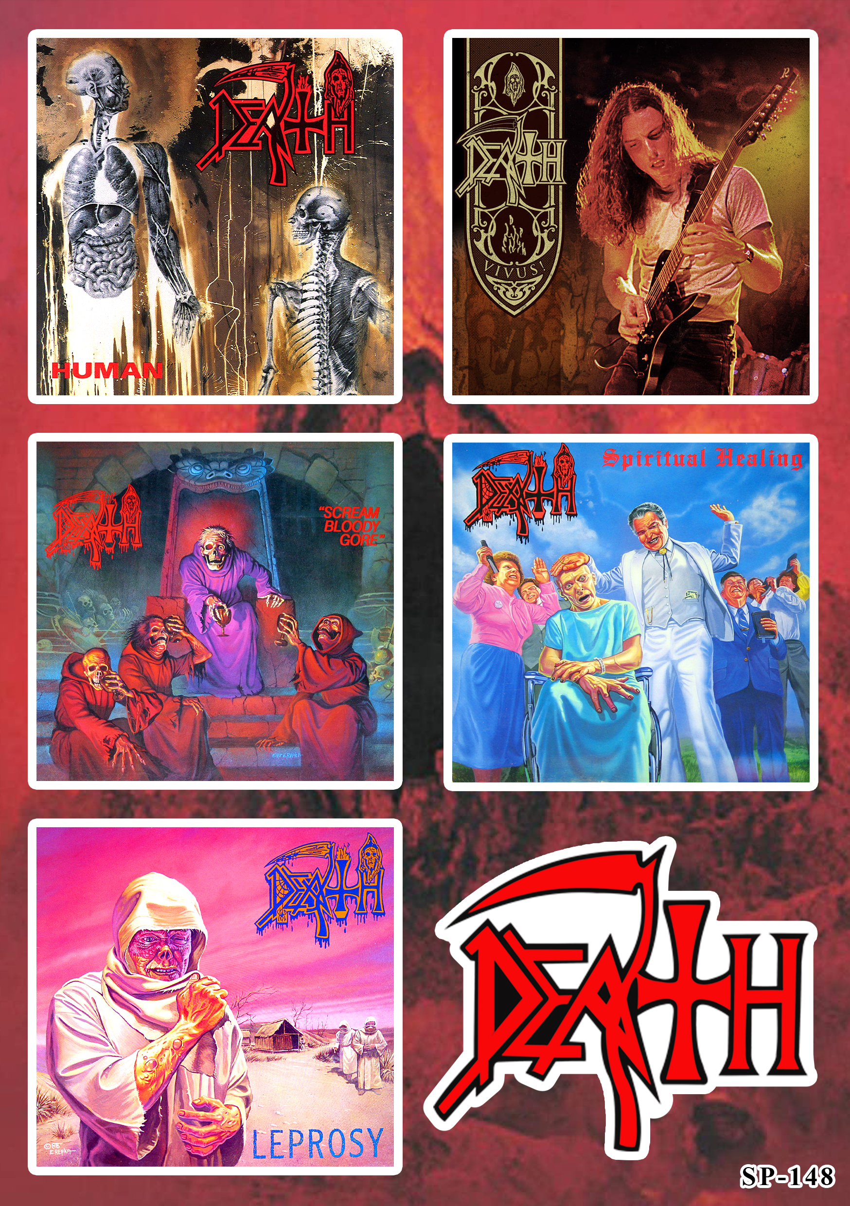 Стікерпак Death SP-148