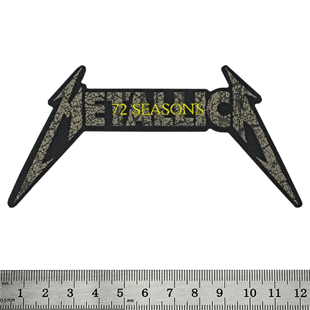Нашивка ткана METALLICA - 72 SEASONS CHARRED LOGO CUT OUT (ofp-153)