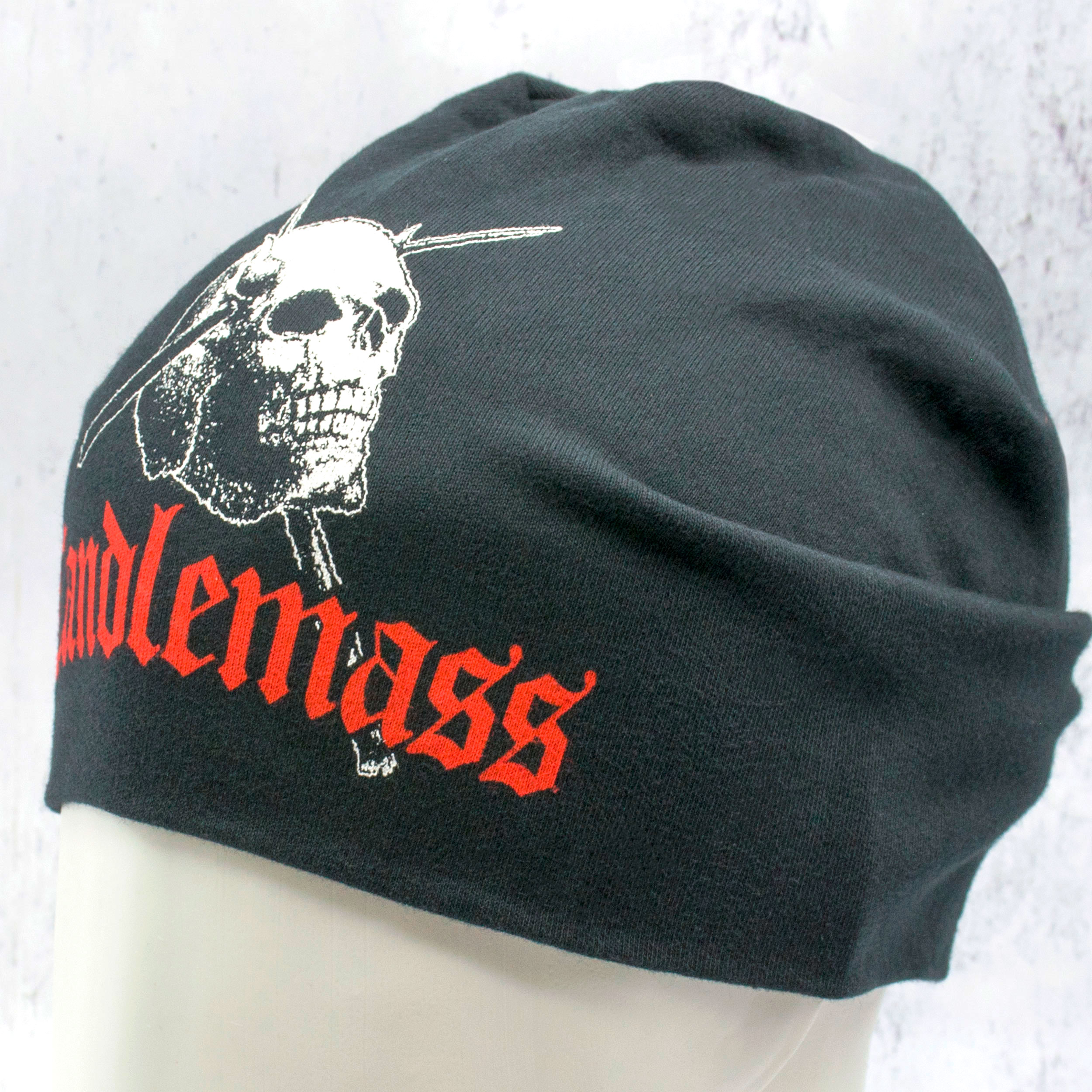 Шапка CANDLEMASS - SKULL & LOGO (з друкованим логотипом) hpol-025