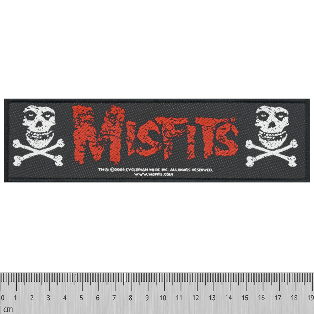 Нашивка ткана MISFITS - CROSS BONES (ofp-200) Нашивка ткана MISFITS - CROSS BONES (ofp-200)