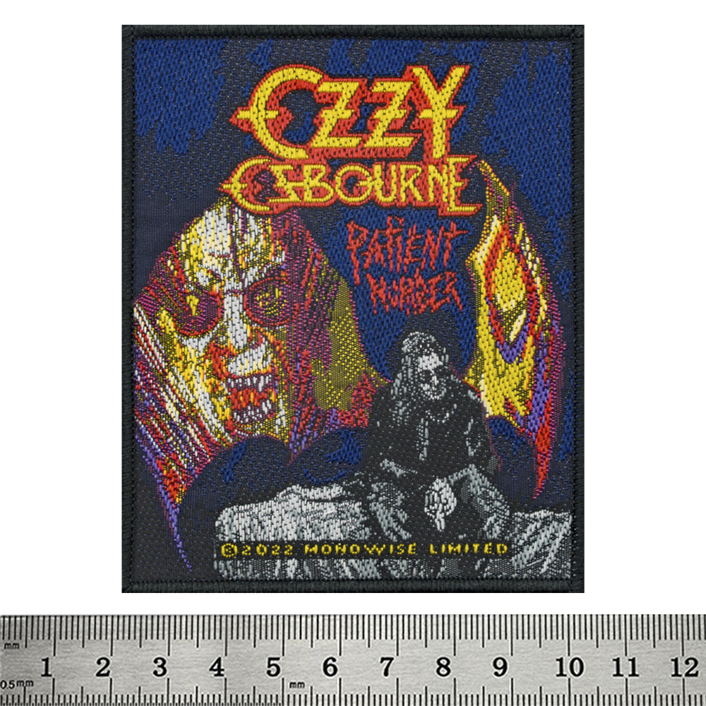 Нашивка ткана OZZY OSBOURNE - PATIENT NO. 9 (ofp-147)