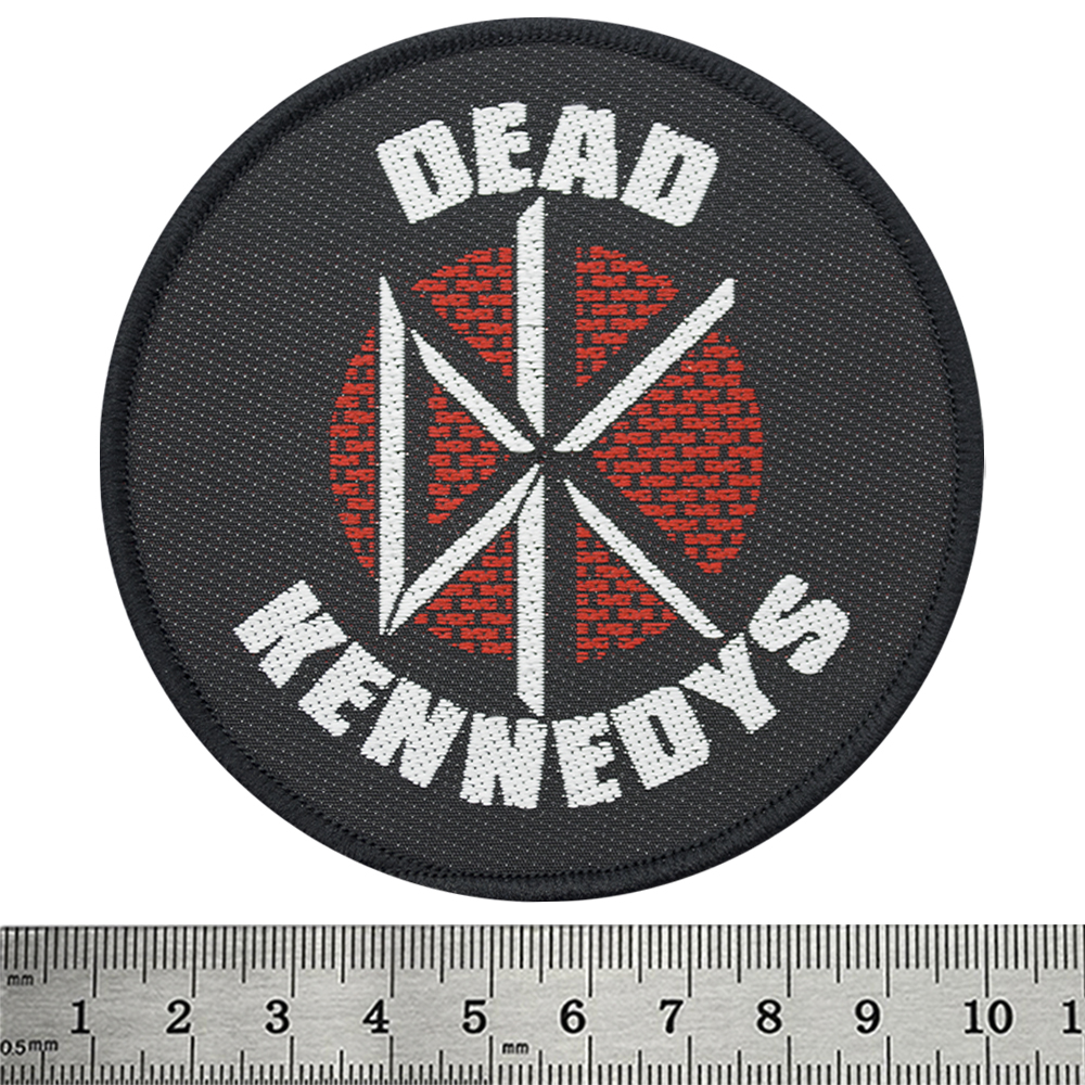 Нашивка ткана DEAD KENNEDYS - DK LOGO (ofp-252)