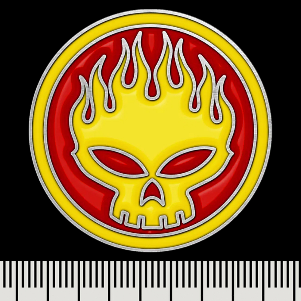 Пін THE OFFSPRING - SKULL LOGO (pnol-035)