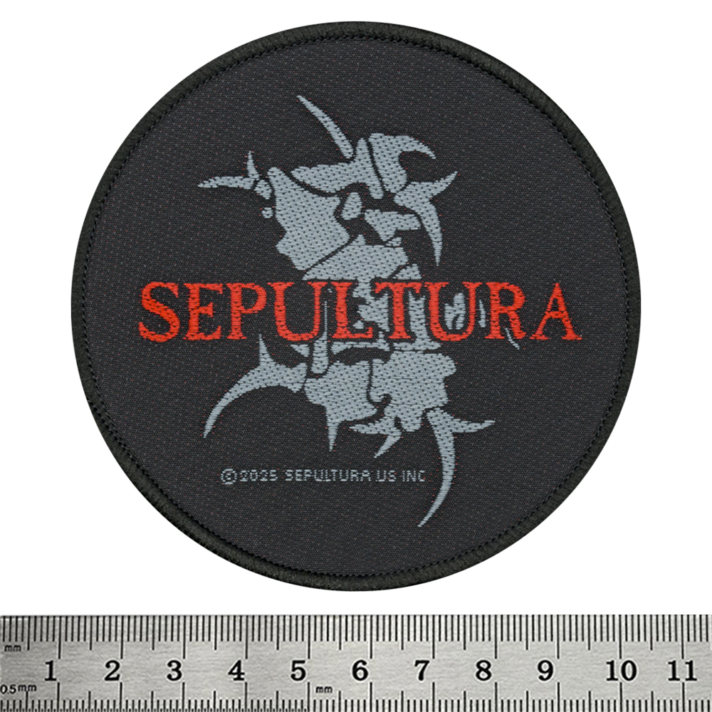 Нашивка ткана SEPULTURA - LOGO & TRIBAL S (ofp-334) Нашивка ткана SEPULTURA - LOGO & TRIBAL S (ofp-334)