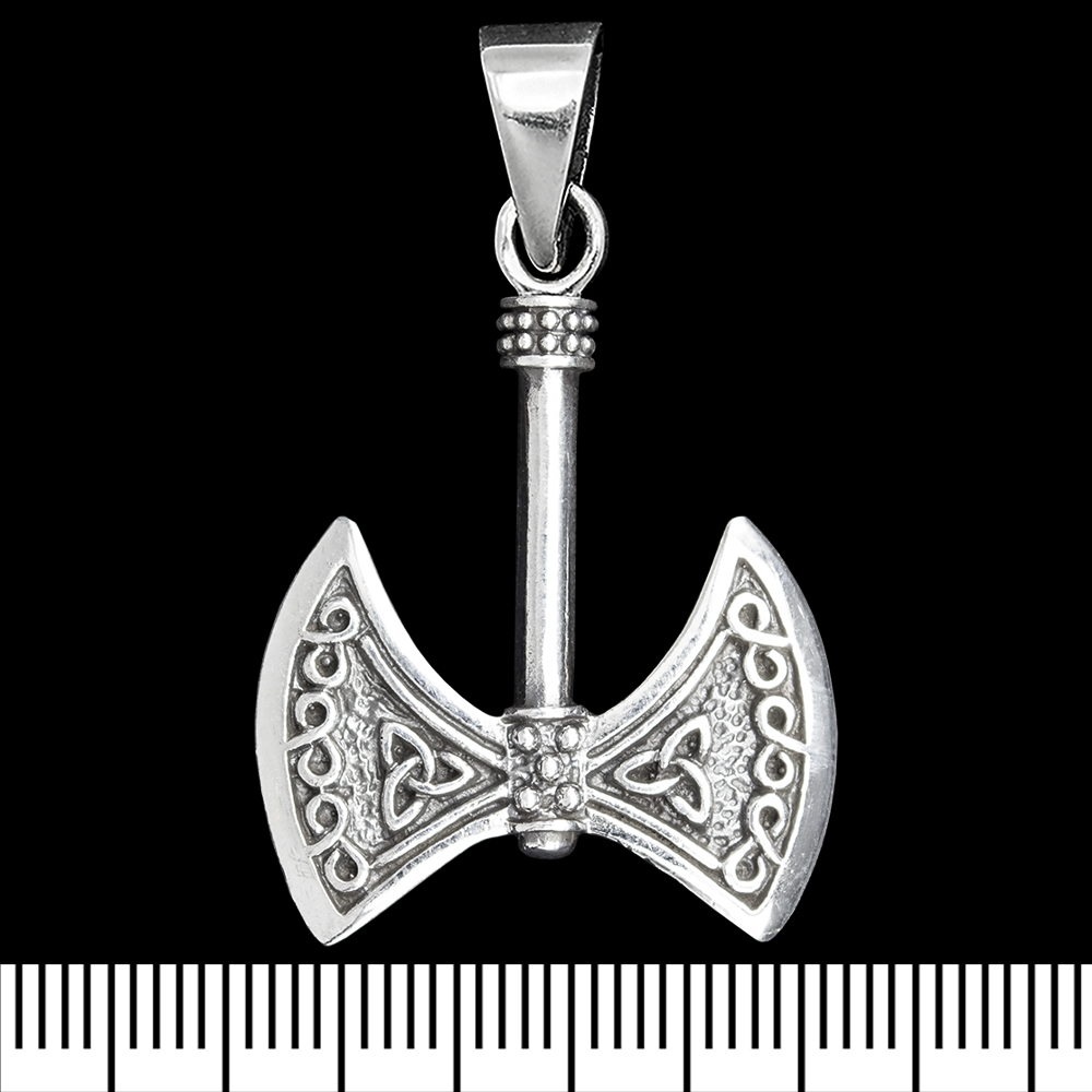 Кулон Лабрис з трикветром (срібло, 925 проба) (sp-233) Кулон Лабрис з трикветром (срібло, 925 проба) (sp-233)