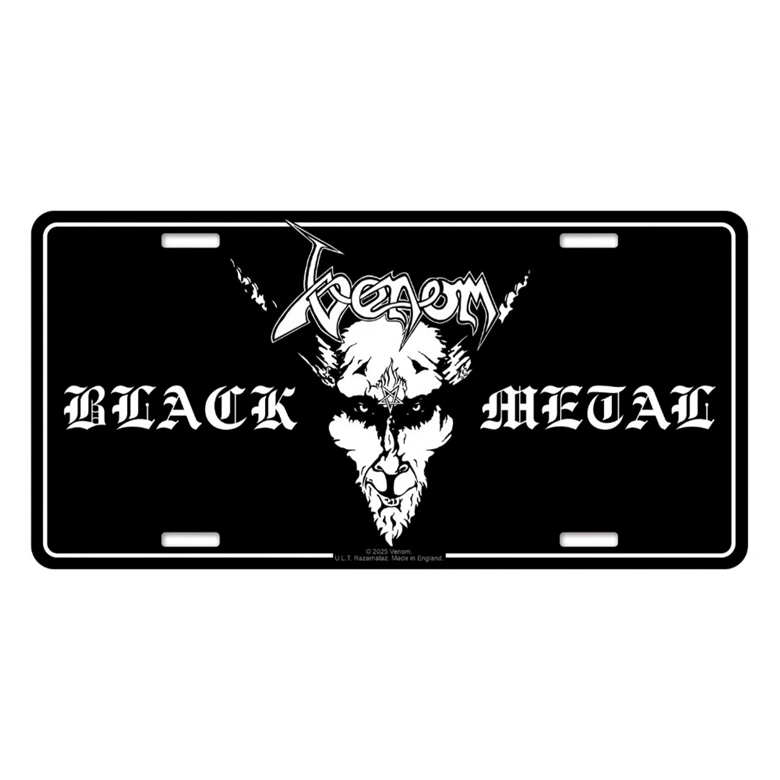 Подарункова табличка VENOM - BLACK METAL (npol-014)