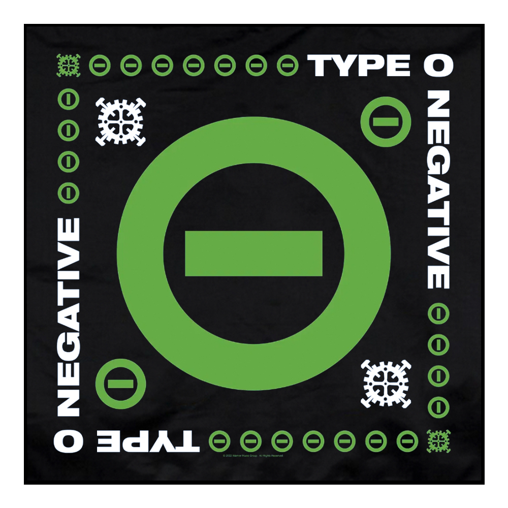 Бандана TYPE O NEGATIVE - NEGATIVE SYMBOL (olb-038)
