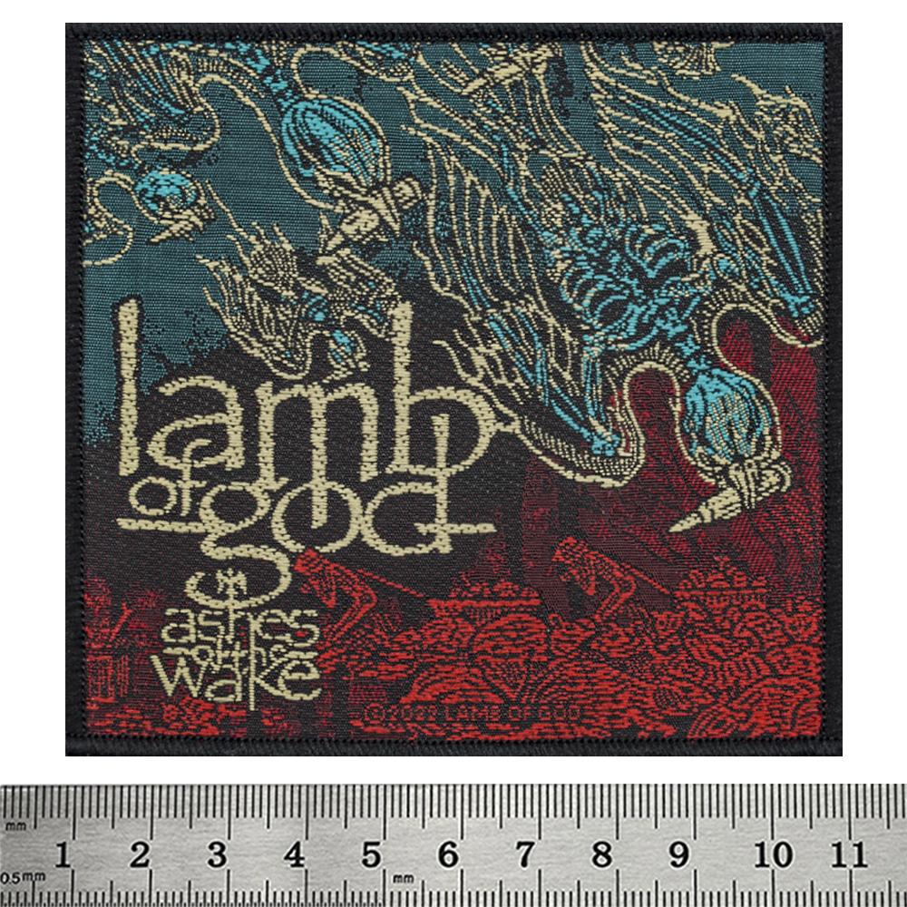 Нашивка ткана LAMB OF GOD - ASHES OF THE WAKE (ofp-269)