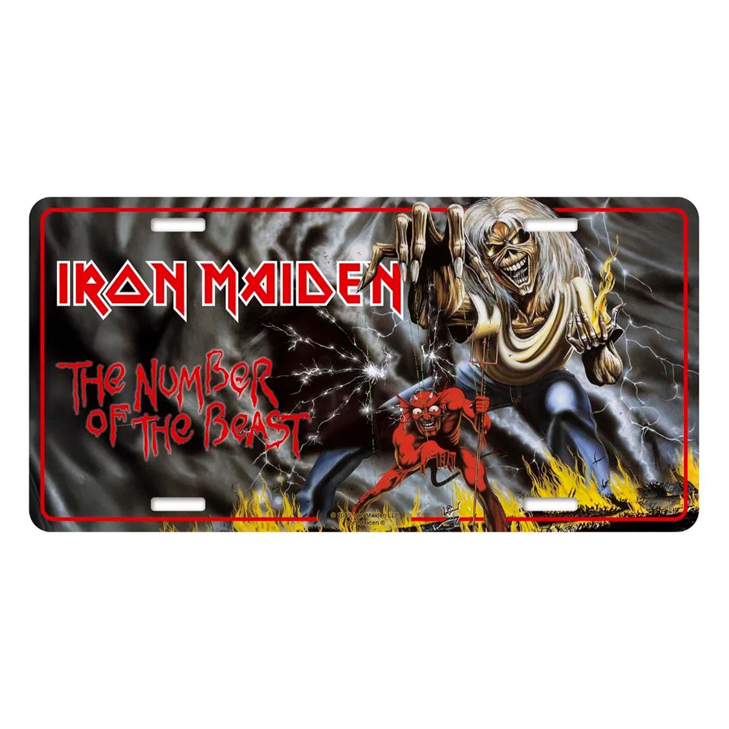 Подарункова табличка IRON MAIDEN - NUMBER OF THE BEAST (npol-007)