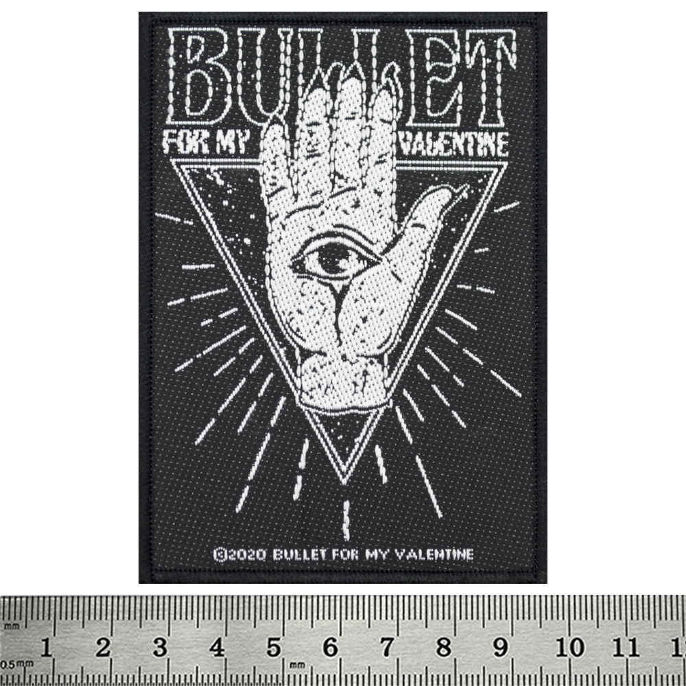 Нашивка ткана BULLET FOR MY VALENTINE - ALL SEEING EYE (ofp-245)