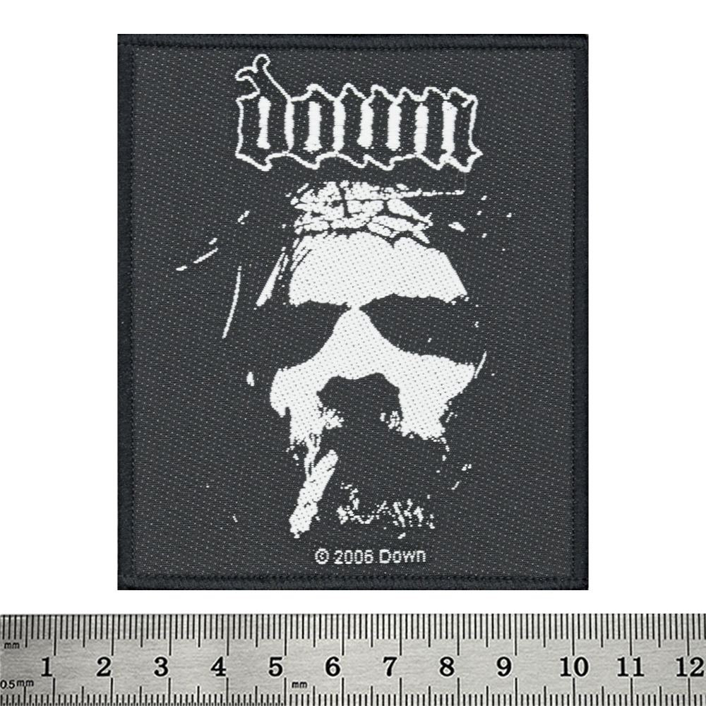 Нашивка ткана DOWN - LOGO/FACE (ofp-183)
