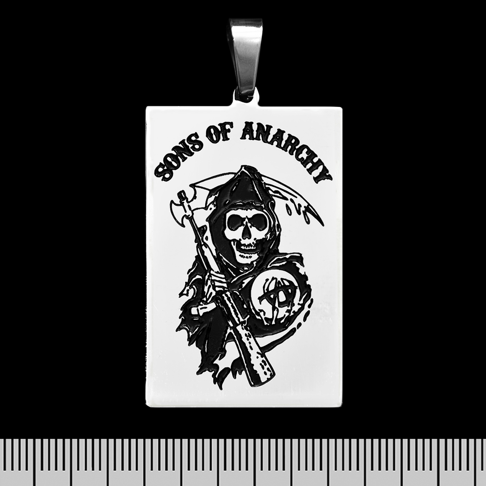 Кулон Sons Of Anarchy (ptsb-117) прямоугольный